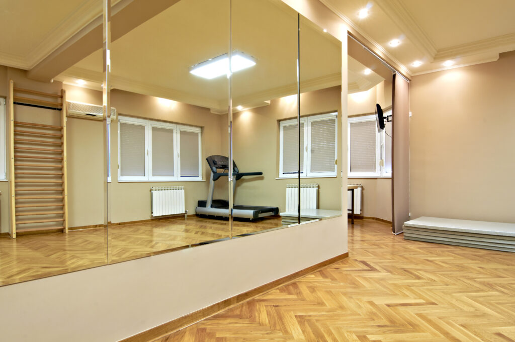 Exercise Room, Custom Mirror, Exercise Mirror