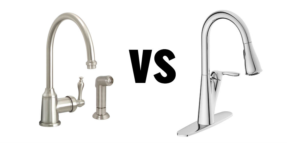 sink spouts colored; Brushed Nickel vs Chrome hardware